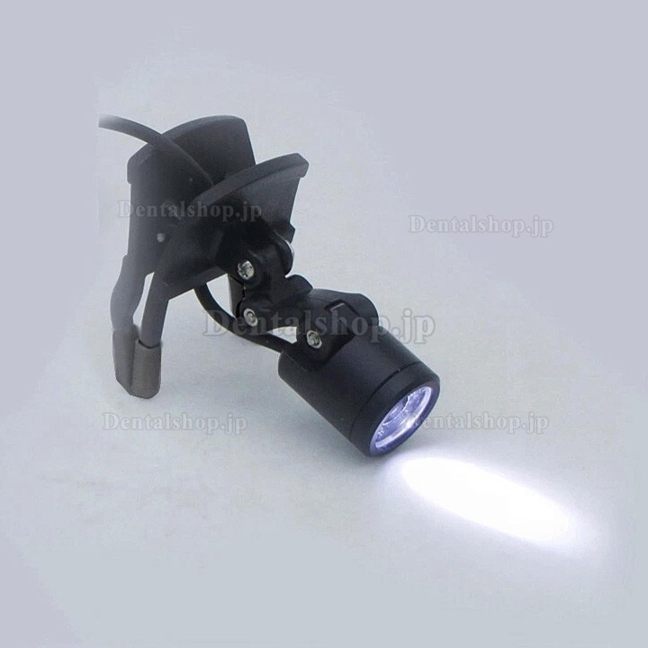 KWS KD-201AJ-3 1W クリップ式歯科用LEDヘッドライトランプ（光学フィルター付き）
